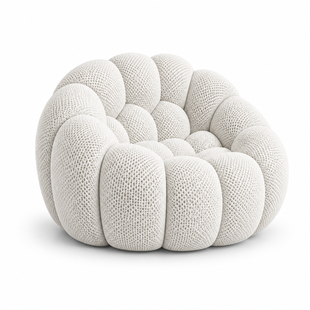 Fauteuil Blanc Compressé | Bolo