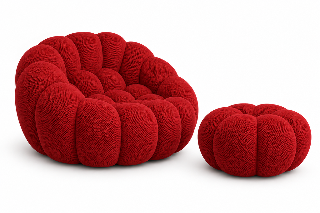 Fauteuil Rouge Compressé | Bolo