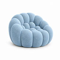 Fauteuil Bleu Clair Compressé | Bolo