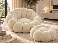 Fauteuil avec Pouf Compressé | Pufa