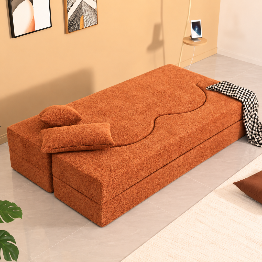 Canapé Modulable Arrondi Compressé | Kubo
