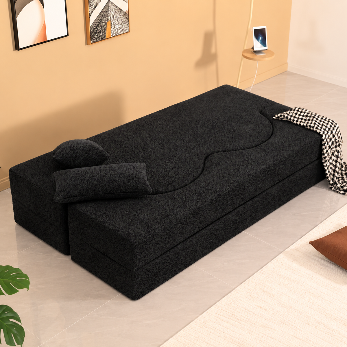 Canapé Modulable Arrondi Compressé | Kubo