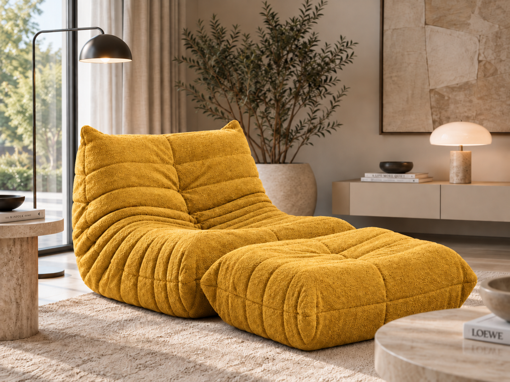 Fauteuil Velours Compressé | Coza