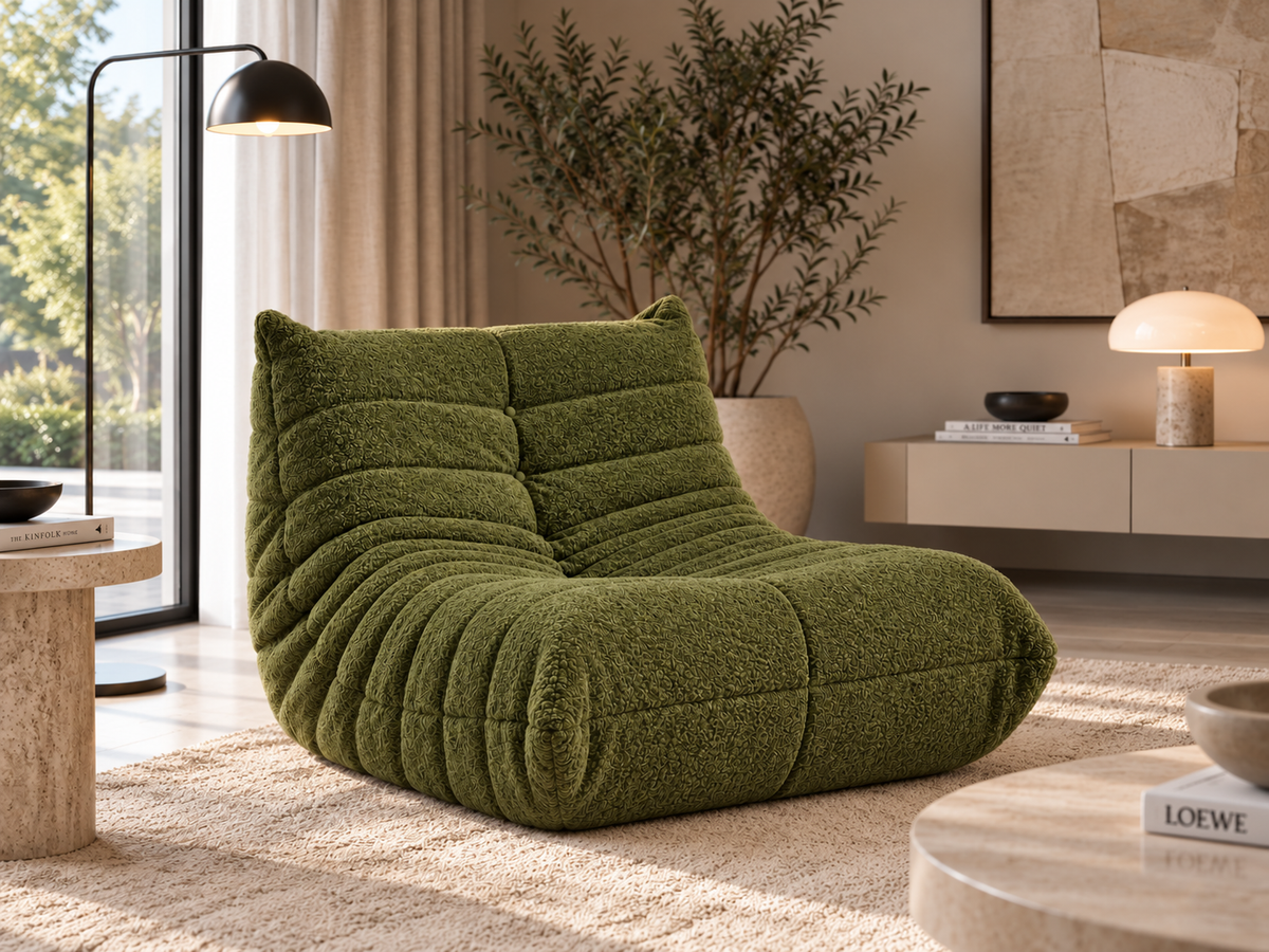 Fauteuil Bouclé Compressé | Coza