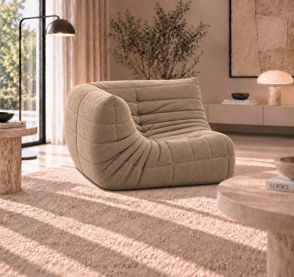 Coin de Canapé Bouclé Compressé | Coza
