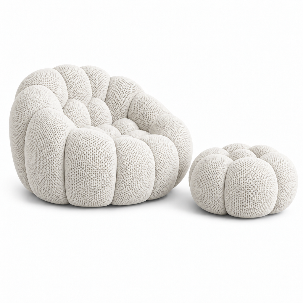 Fauteuil Blanc Compressé | Bolo