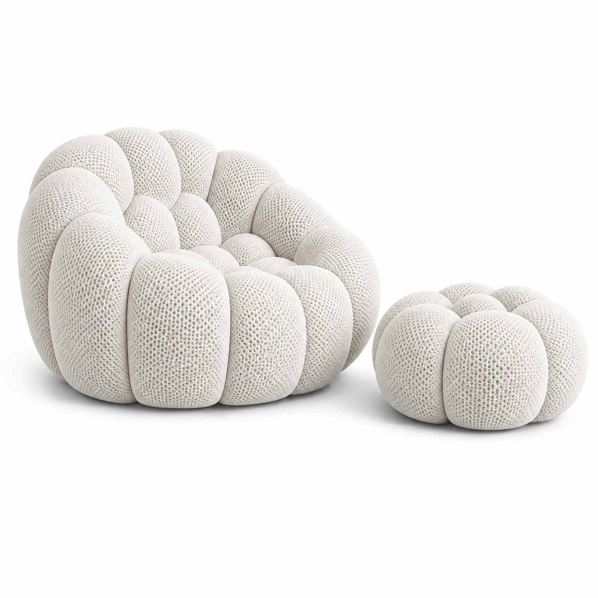 Fauteuil Blanc Compressé | Bolo