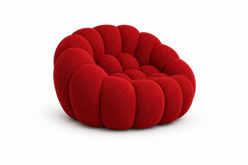 Fauteuil Rouge Compressé | Bolo