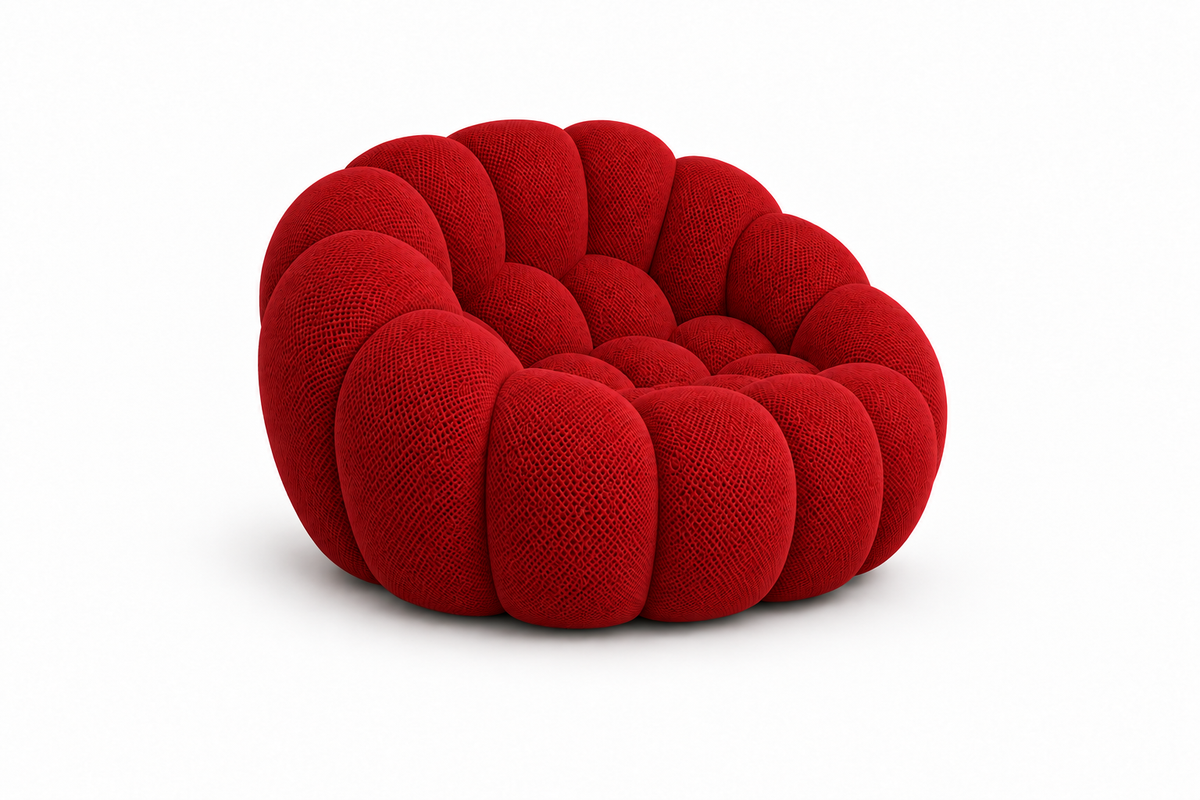 Fauteuil Rouge Compressé | Bolo