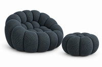 Fauteuil Bleu Foncé Compressé | Bolo