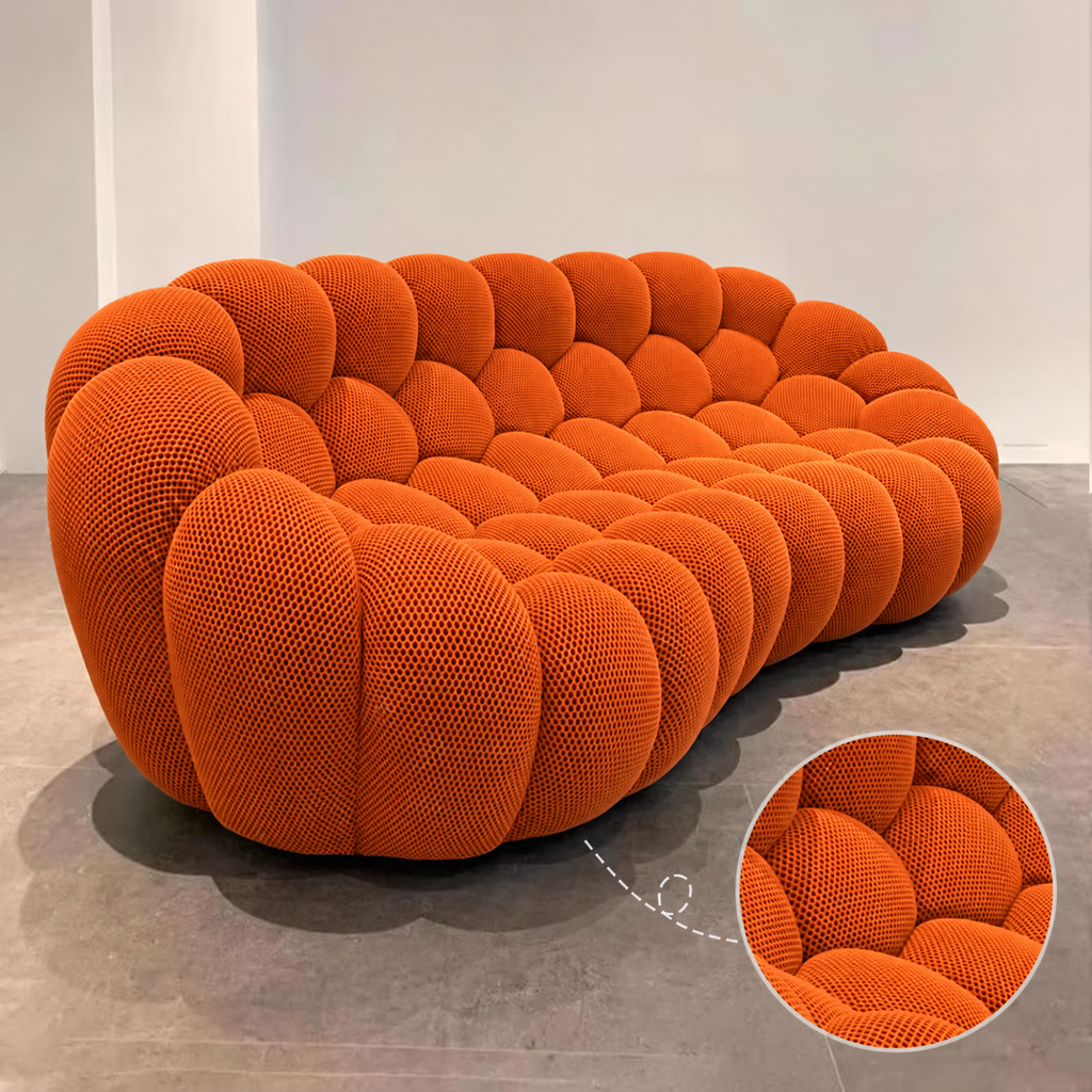 Canapé 2 Places Orange 190 cm Compressé | Bolo