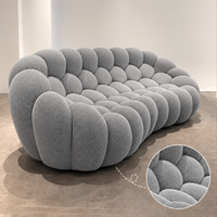 Canapé 2 Places Gris 190 cm Compressé | Bolo