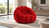 Fauteuil Rouge Compressé | Bolo