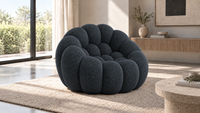 Fauteuil Bleu Foncé Compressé | Bolo