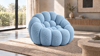 Fauteuil Bleu Clair Compressé | Bolo