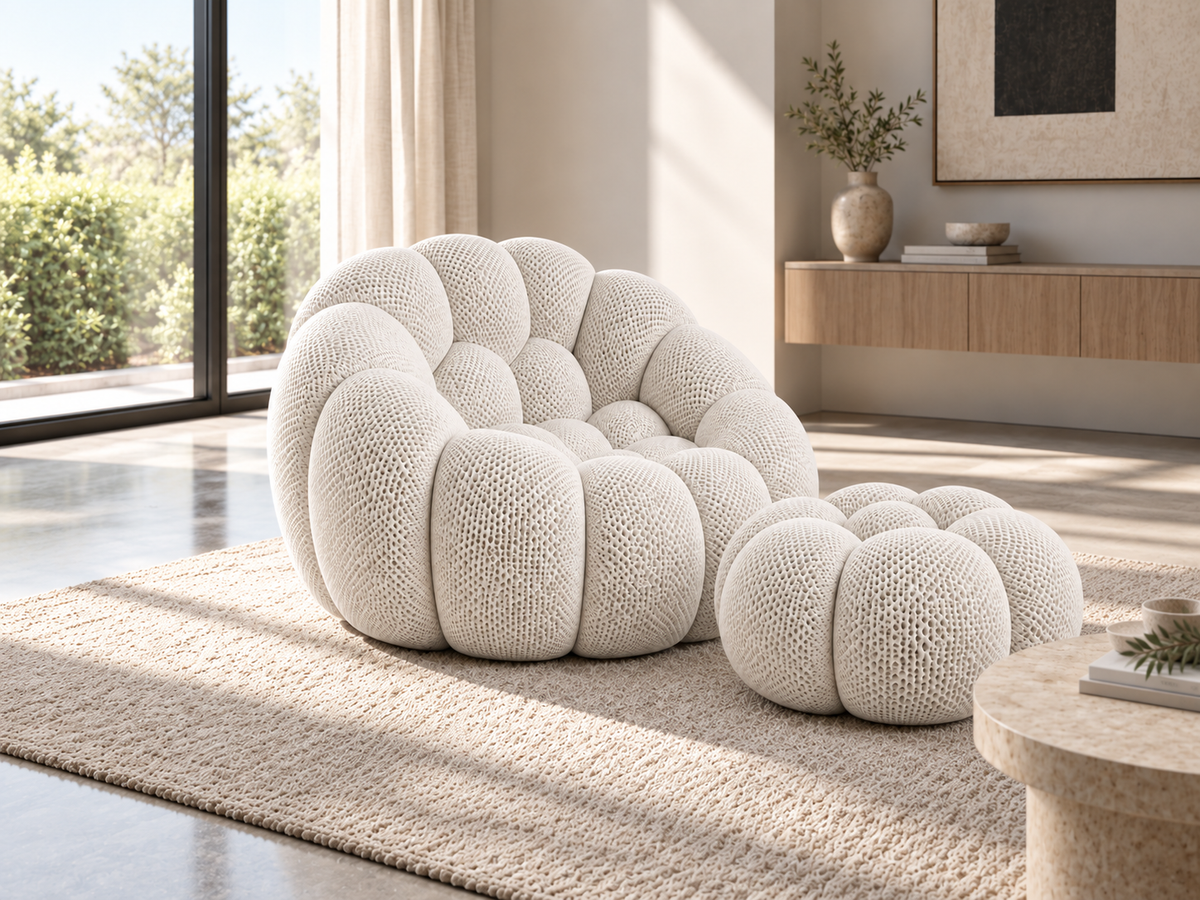 Fauteuil Blanc Compressé | Bolo
