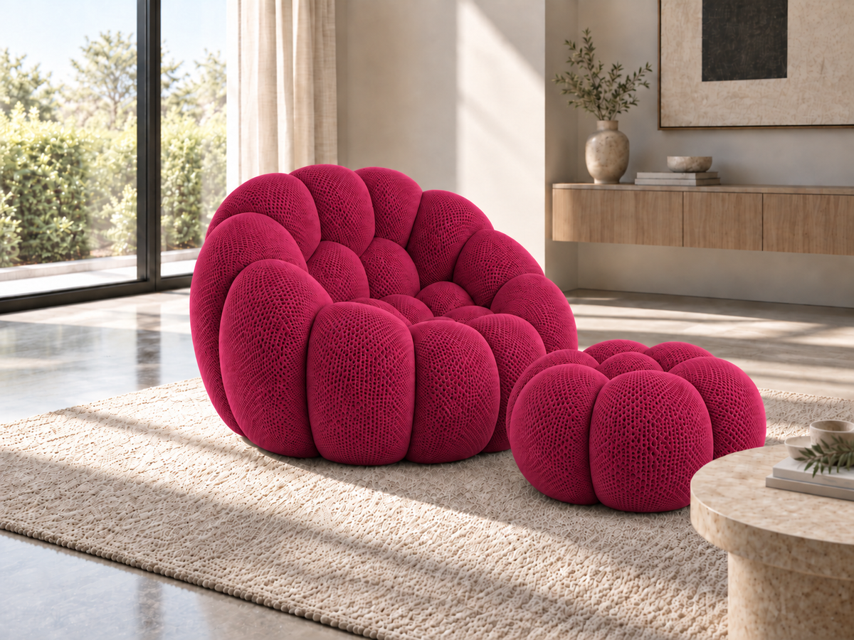 Fauteuil Rose Compressé | Bolo