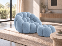 Fauteuil Bleu Clair Compressé | Bolo