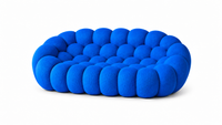 Canapé 2 Places Bleu 190 cm Compressé | Bolo
