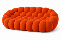 Canapé 2 Places Orange 190 cm Compressé | Bolo